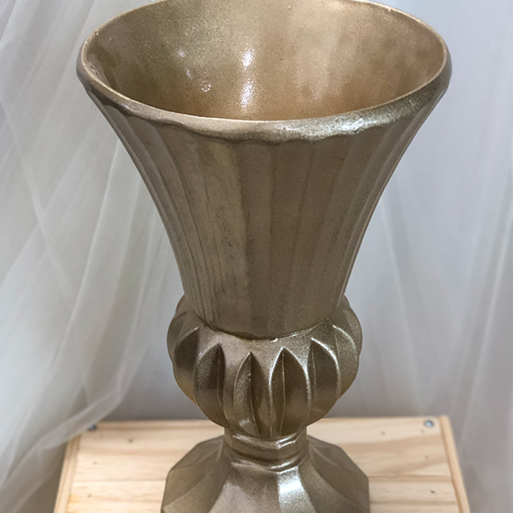 Gold trophy vase